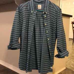 Woman’s button up top. Never worn